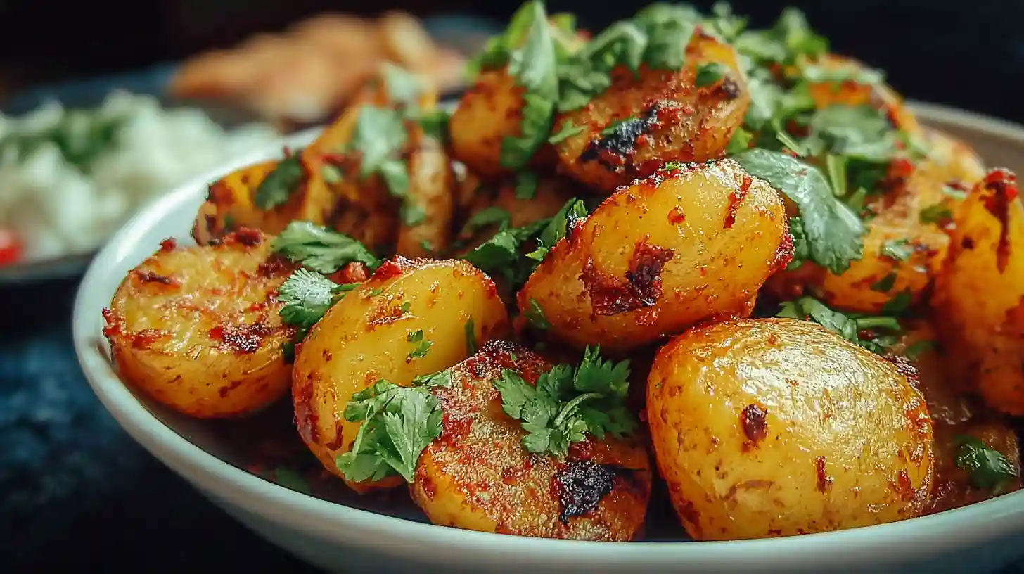 Effortless Spicy Indian Potatoes