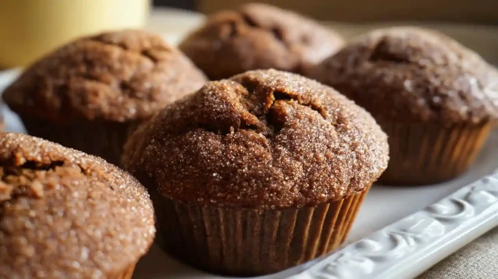Glazed Gingerbread Muffins