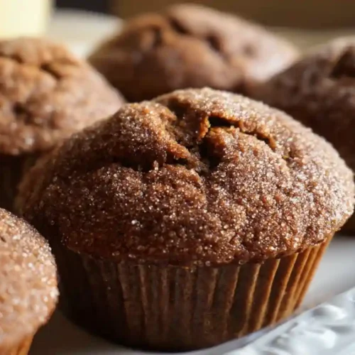 Glazed Gingerbread Muffins