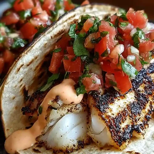 Grilled Fish Tacos with Spicy Mayo