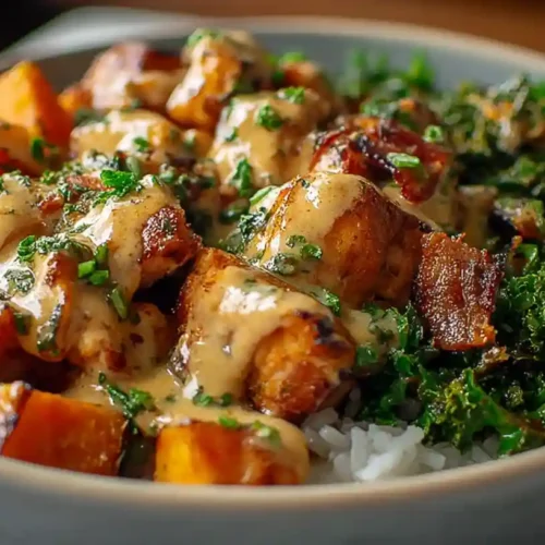 Healthy Chicken & Sweet Potato Bowls