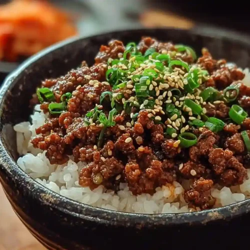 Korean Ground Beef Bowl