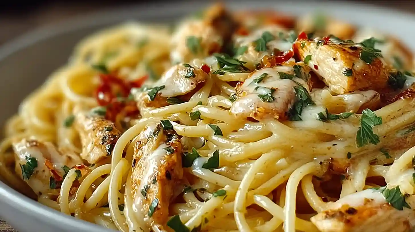 Monterey Chicken Spaghetti