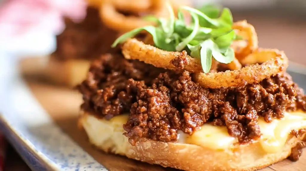 Open Faced Sloppy Joes – Wahlburger Copycat