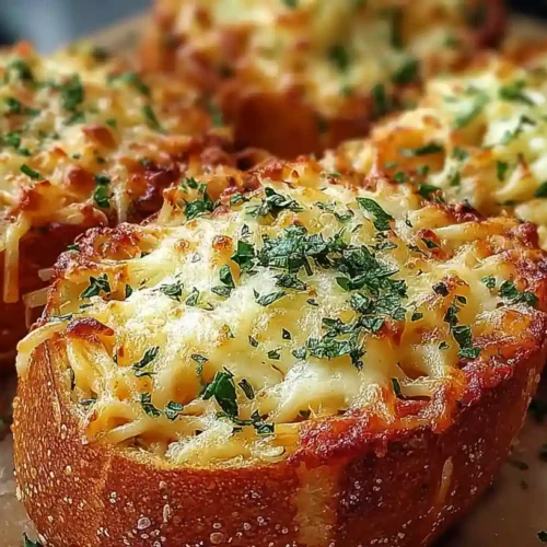 Spaghetti Garlic Bread