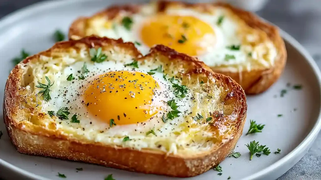 Air Fryer Egg and Cheese Toast