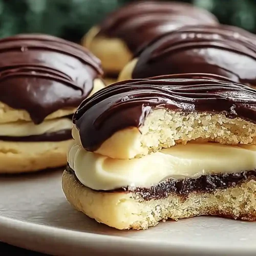 Boston Cream Pie Cookies