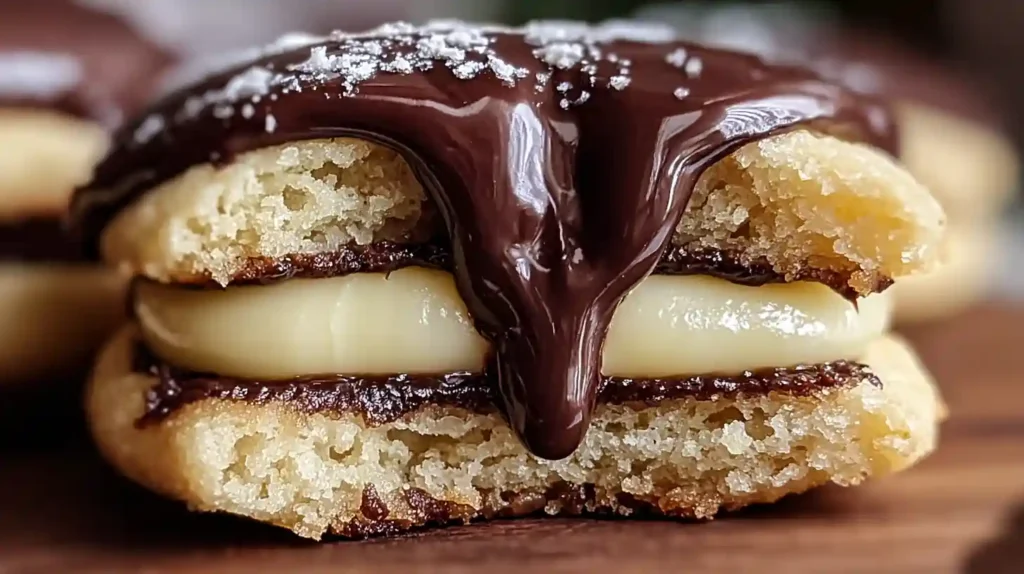 Boston Cream Pie Cookies