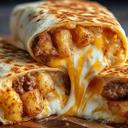 Cheesy Potato Burritos Comfort Meal Recipe