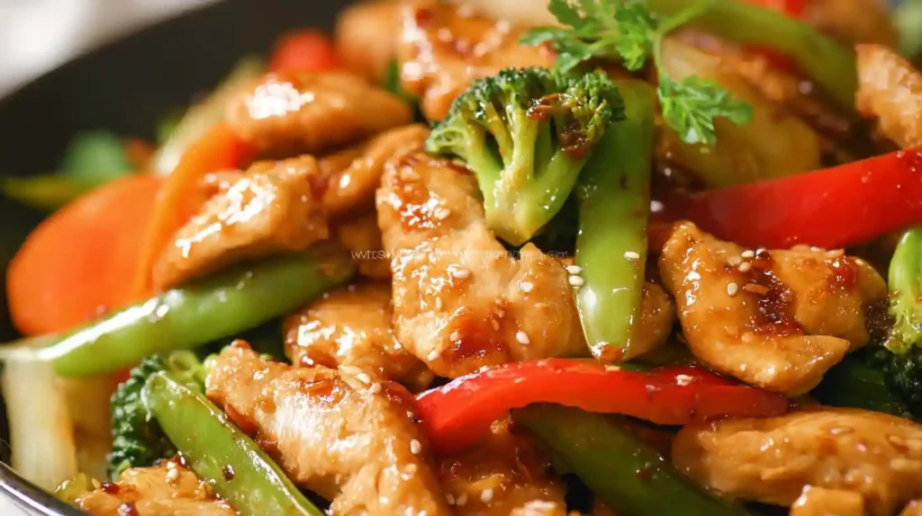 Chicken with Mixed Vegetable Stir Fry