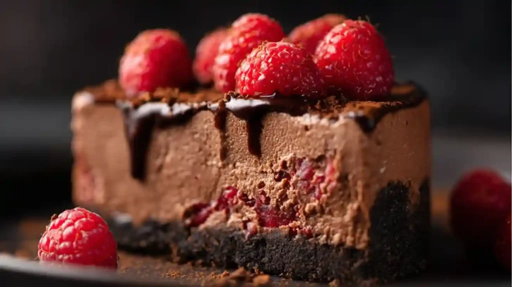 Chocolate Raspberry Cheesecake