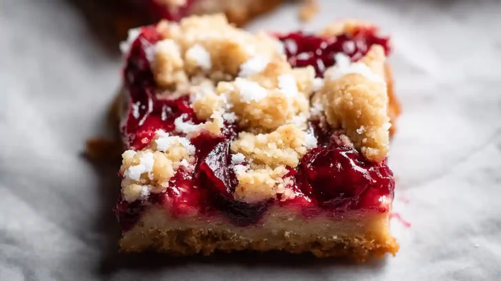 Cranberry Crumble Bars