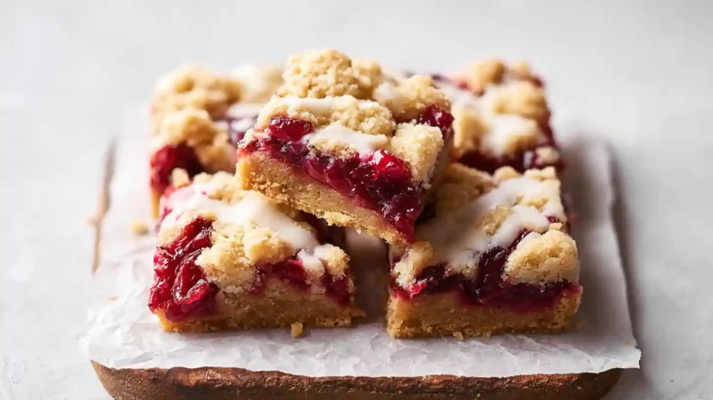 Cranberry Crumble Bars