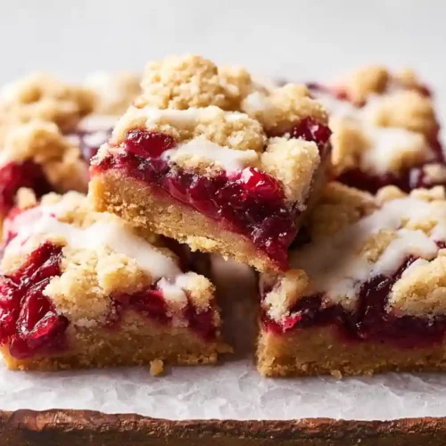 Cranberry Crumble Bars