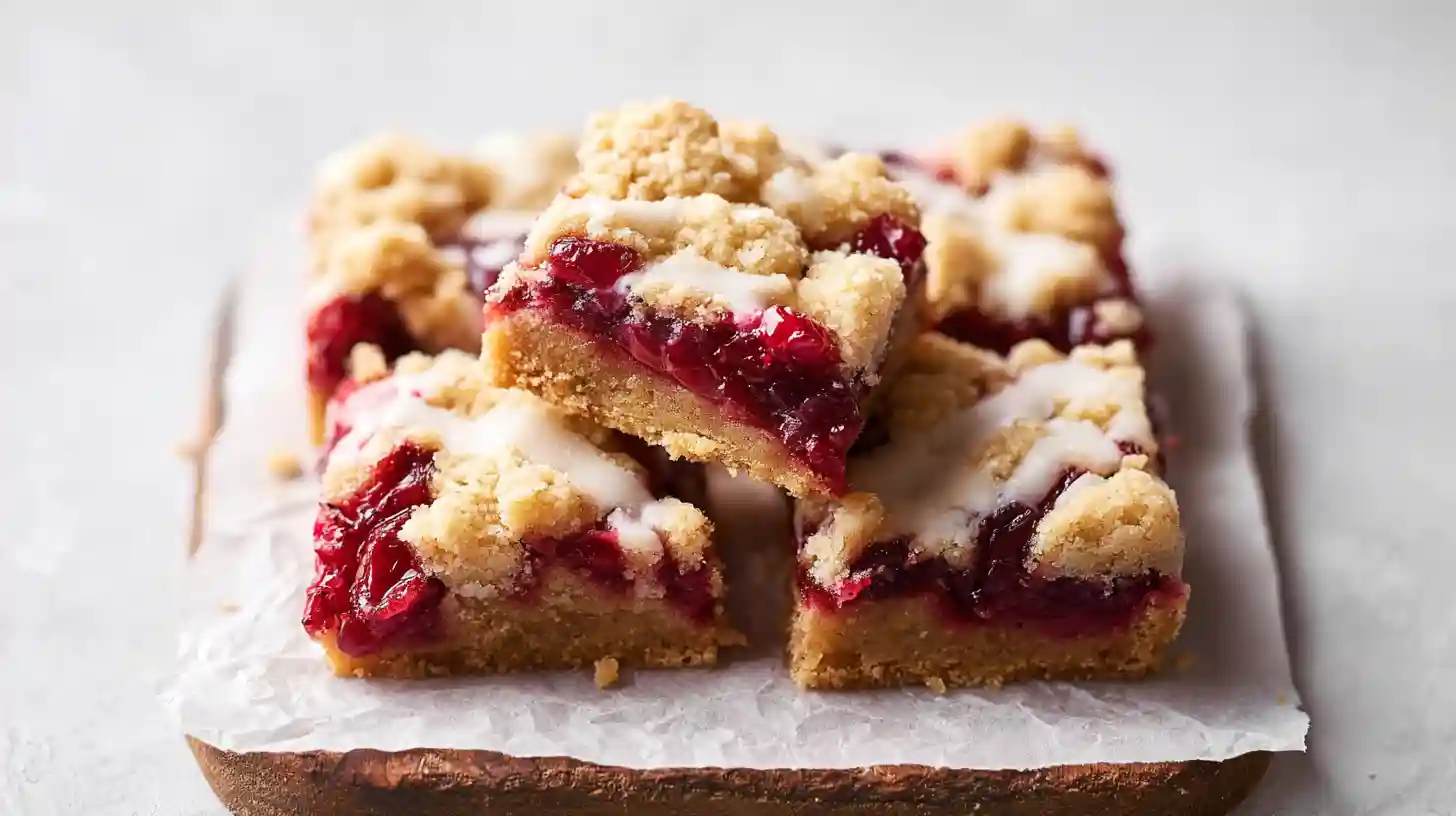 Cranberry Crumble Bars
