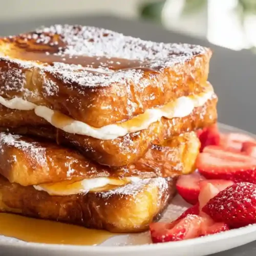Cream Cheese Stuffed French Toast