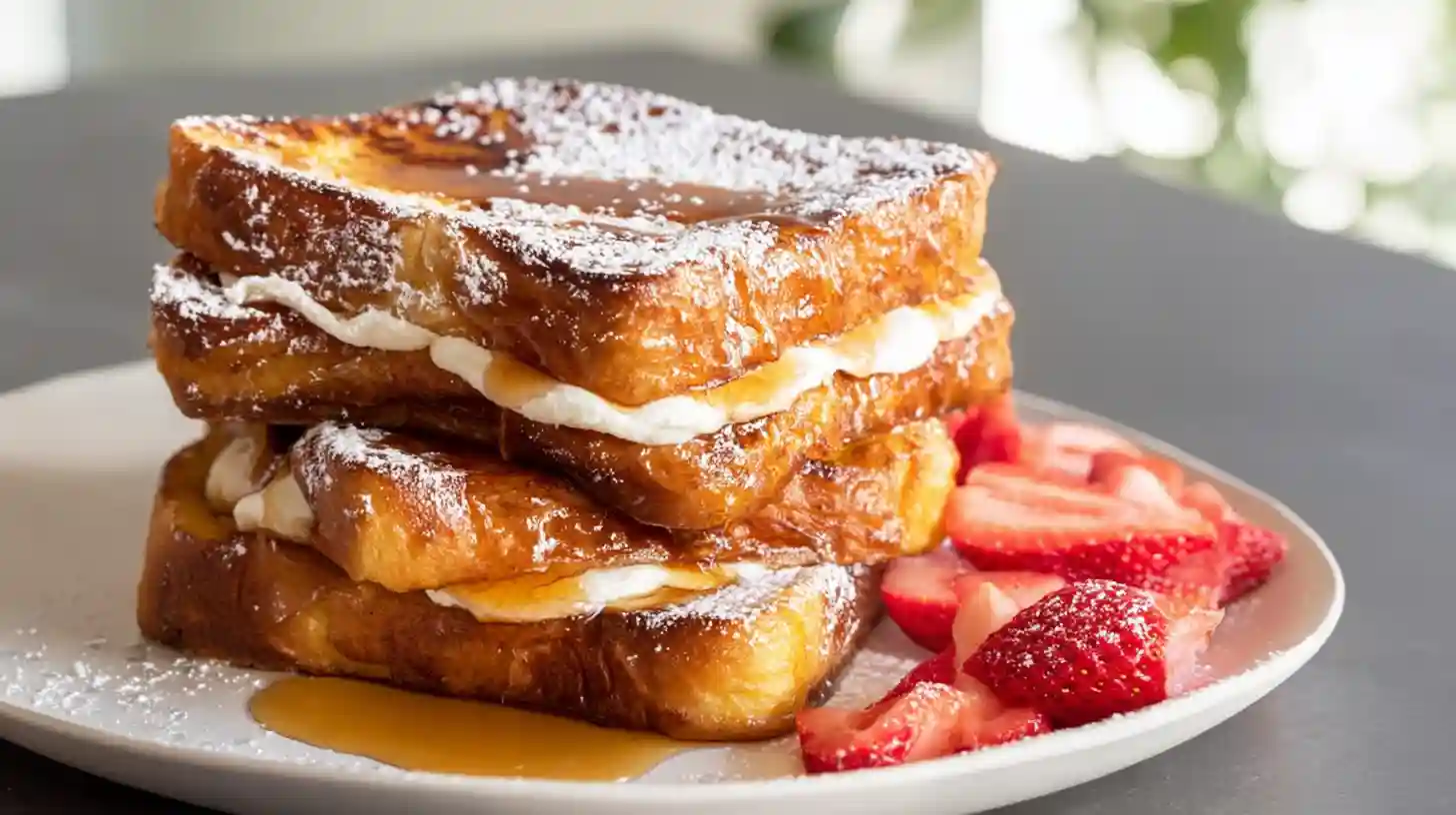 Cream Cheese Stuffed French Toast