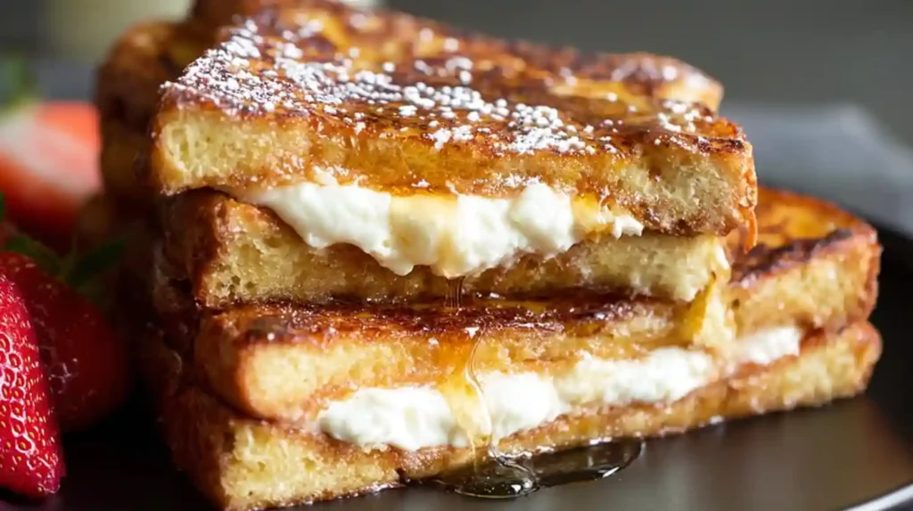 Cream Cheese Stuffed French Toast