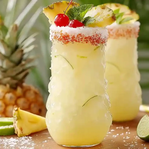 Non Alcoholic Piña Colada Punch