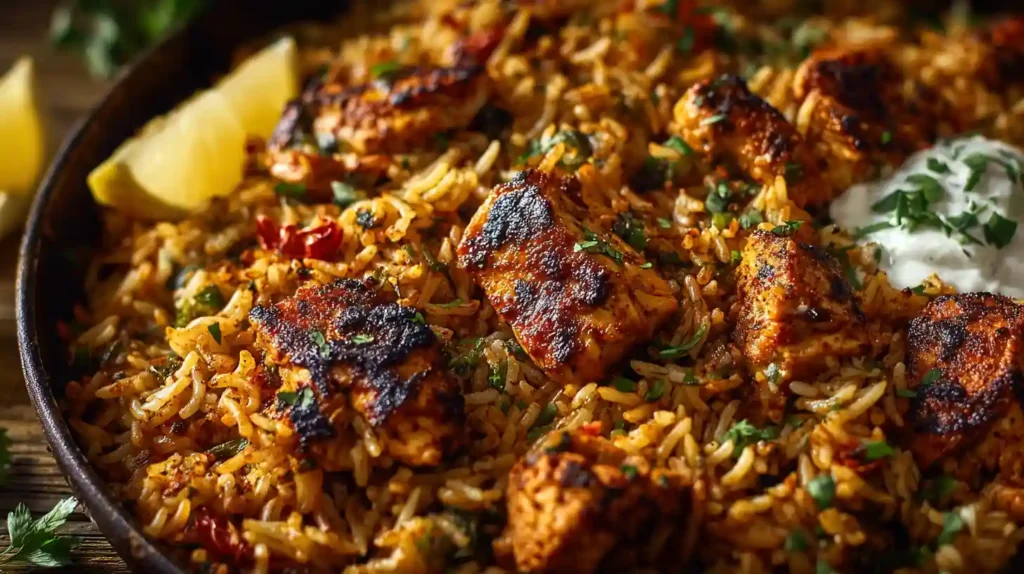 One Pot Chicken Shawarma Rice