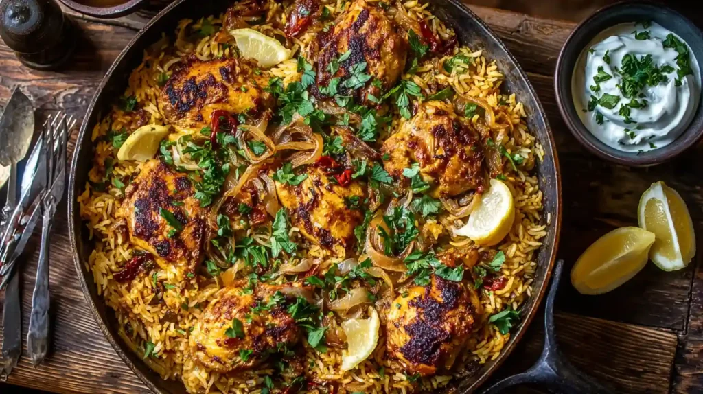 One Pot Chicken Shawarma Rice