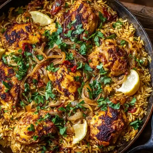 One Pot Chicken Shawarma Rice