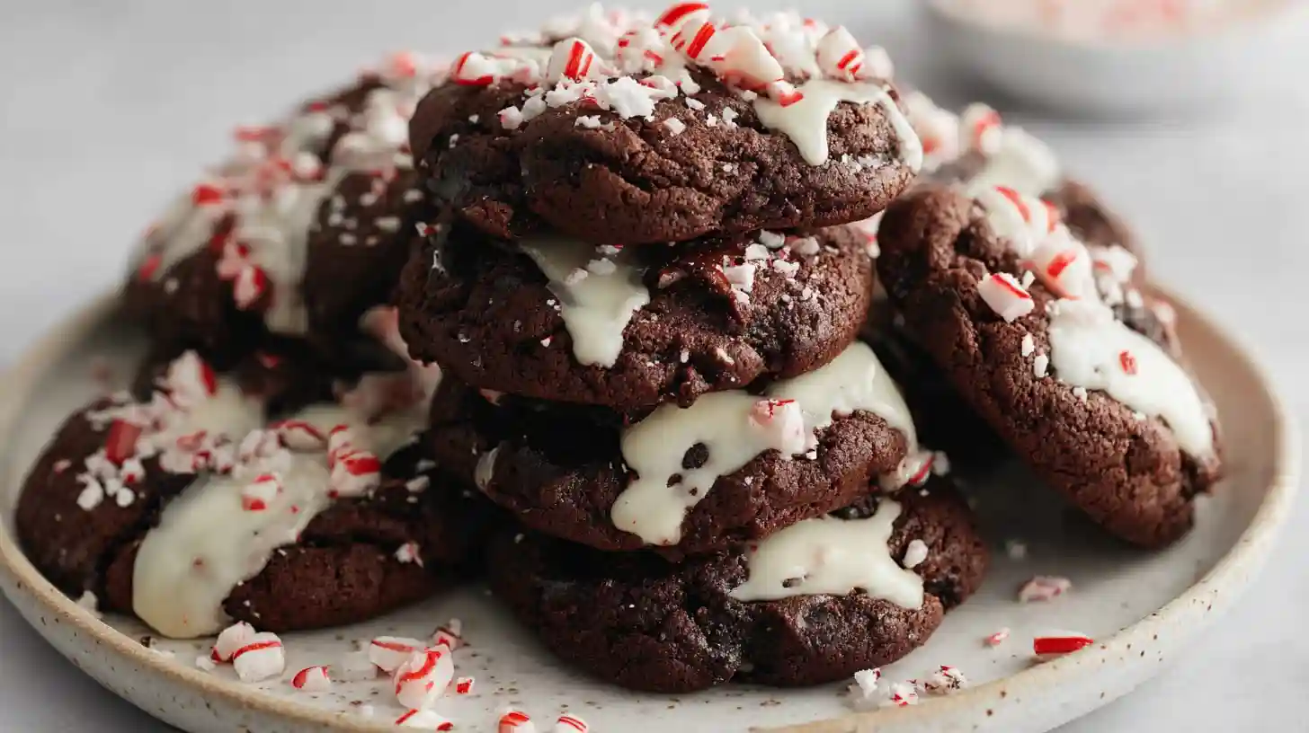 Peppermint Bark Cookies