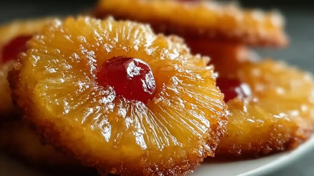 Pineapple Upside Down Sugar Cookies