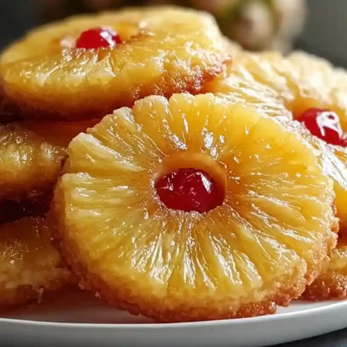 Pineapple Upside Down Sugar Cookies