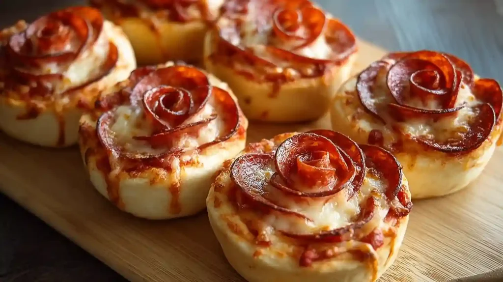 Pizza Roses for Valentine’s Day