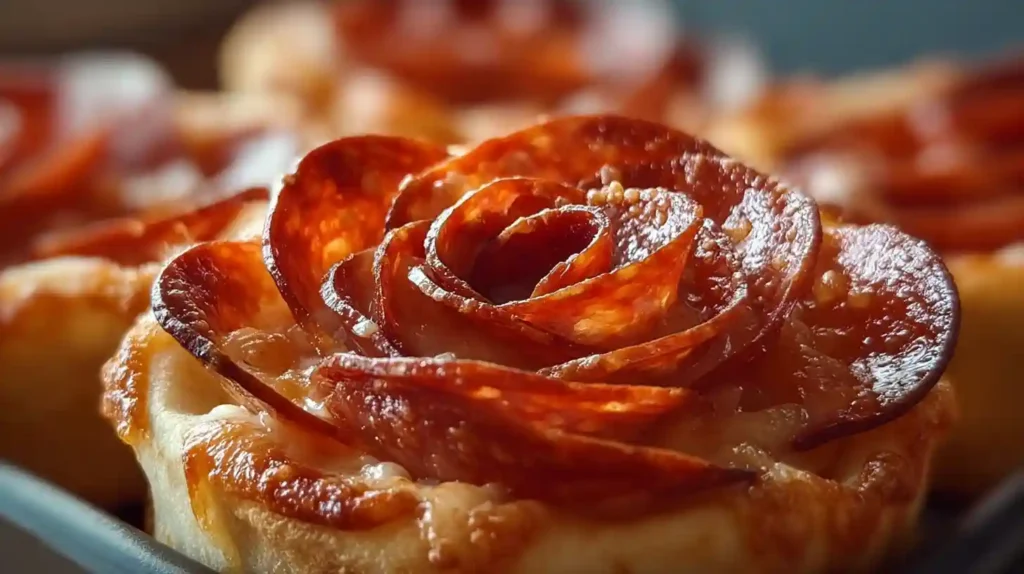 Pizza Roses for Valentine’s Day