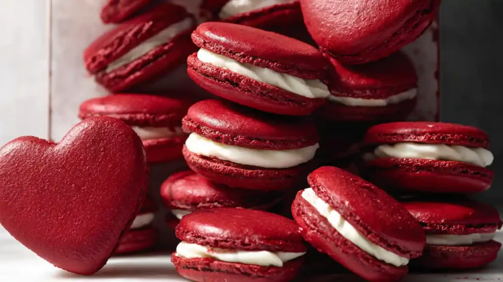 Red Velvet Macarons