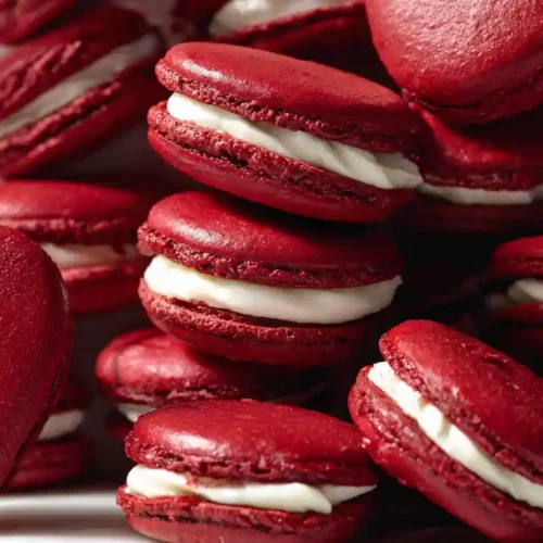 Red Velvet Macarons