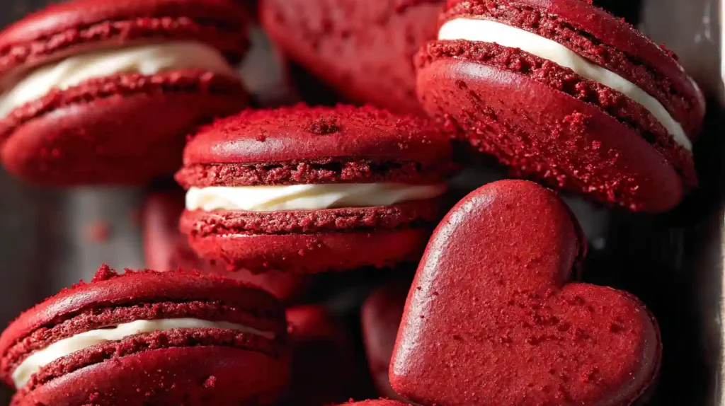 Red Velvet Macarons