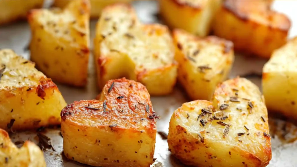 Roasted Heart Potatoes
