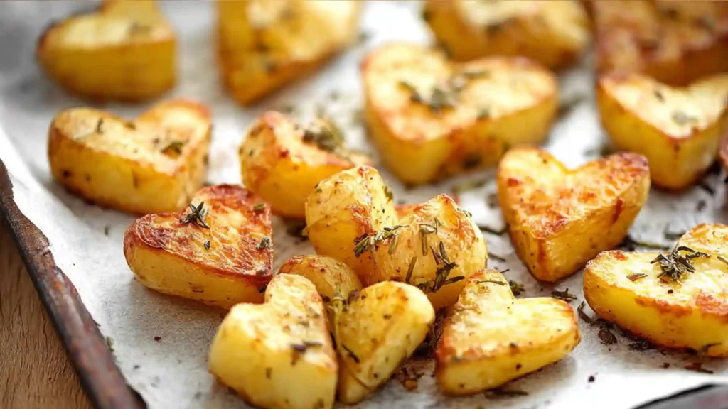 Roasted Heart Potatoes