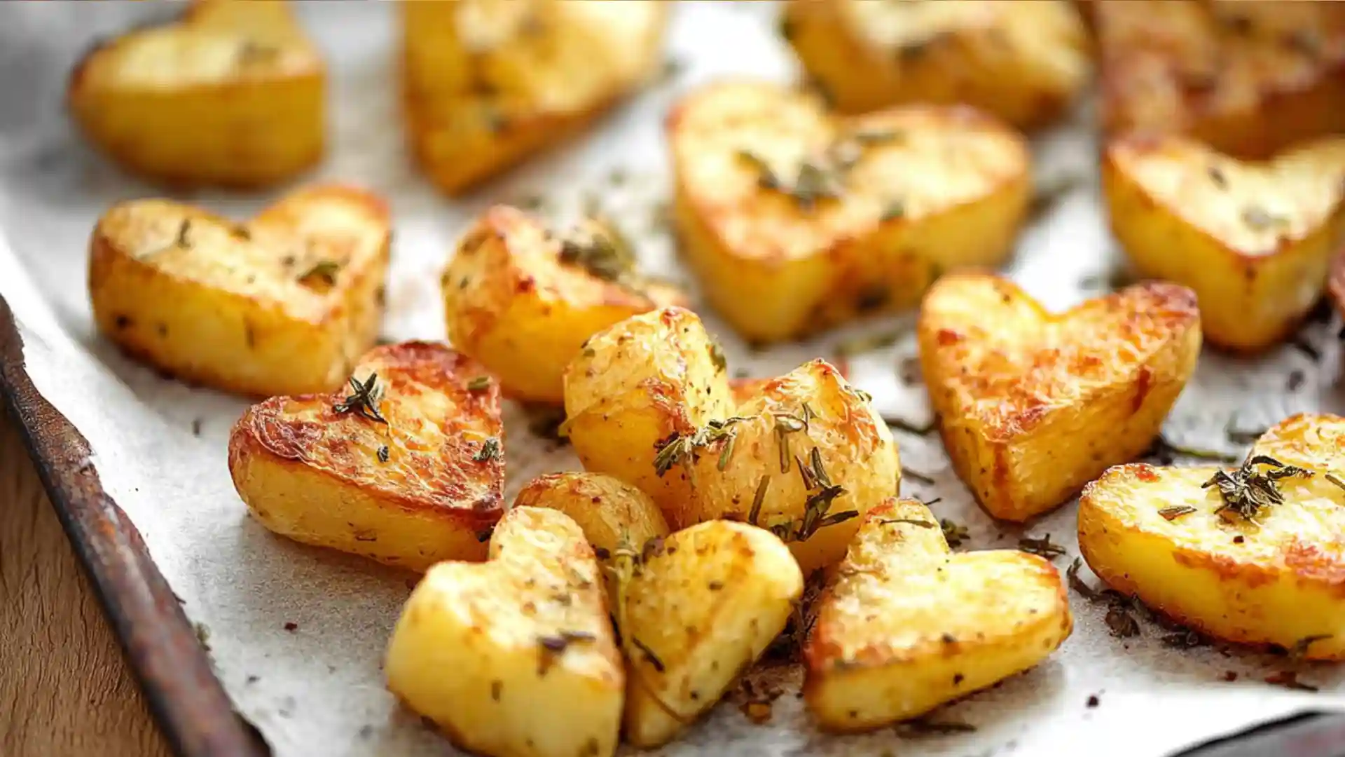 Roasted Heart Potatoes