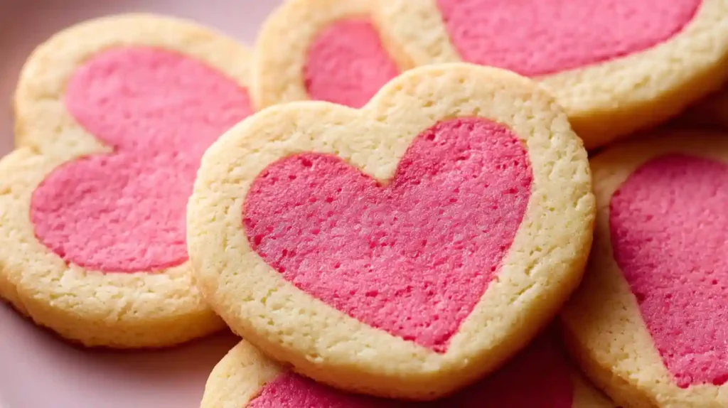 Slice and Bake Heart Cookies