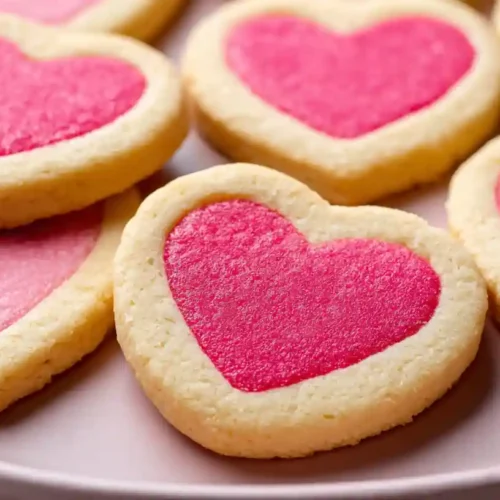 Slice and Bake Heart Cookies