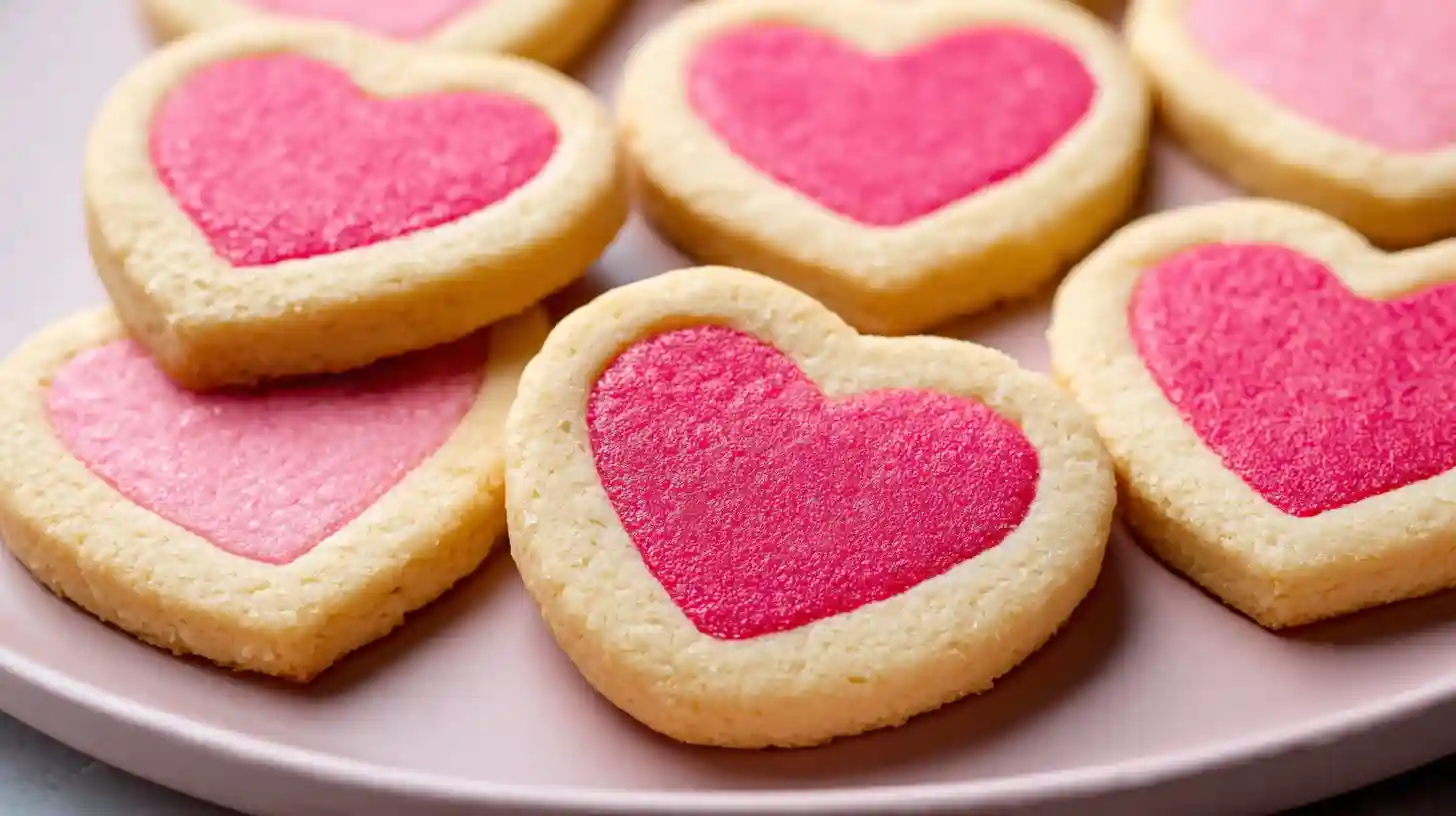 Slice and Bake Heart Cookies