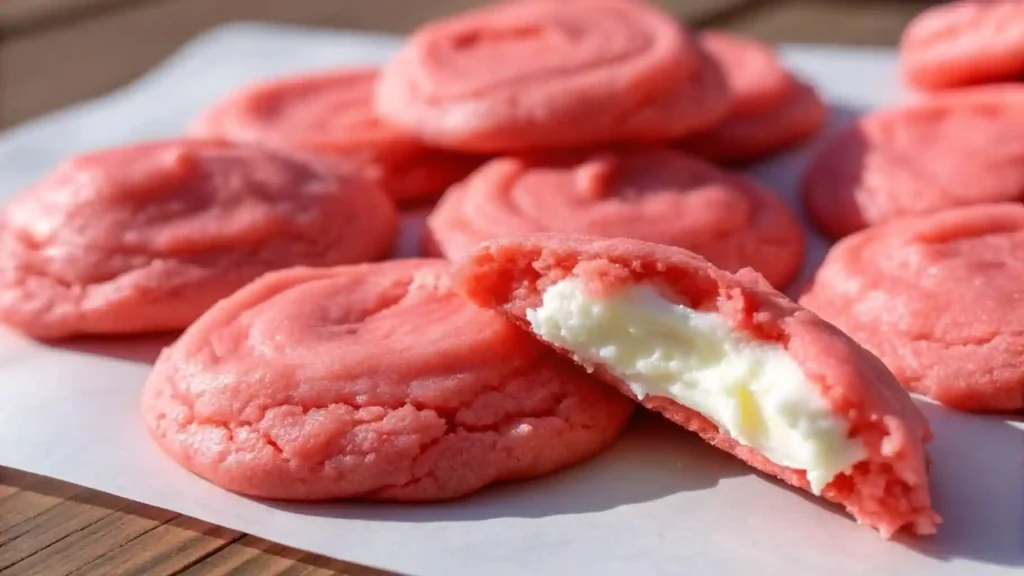 Strawberry Cheesecake Cookies
