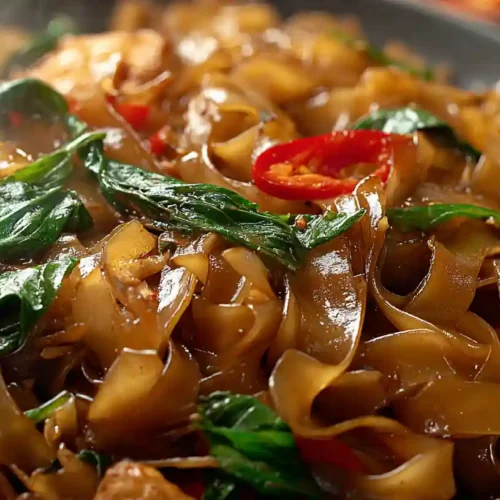 Street Style Thai Drunken Noodles Recipe