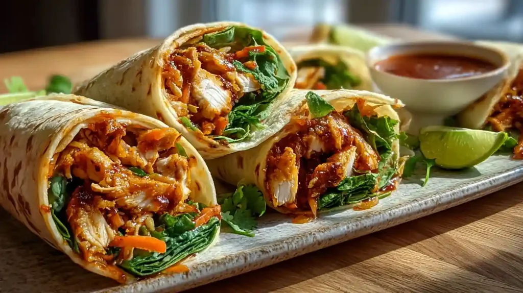 Sweet Chili Chicken Wraps
