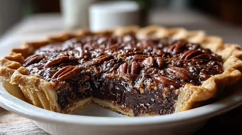 Texas Chocolate Pecan Pie