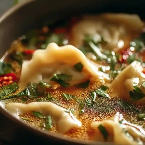 Thai Potsticker Coconut Soup