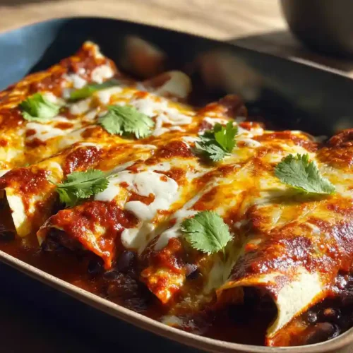 Vegetarian Black Bean Enchiladas