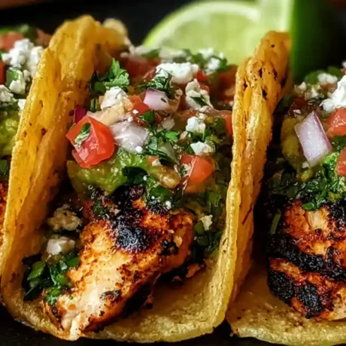 Authentic Chicken Street Tacos