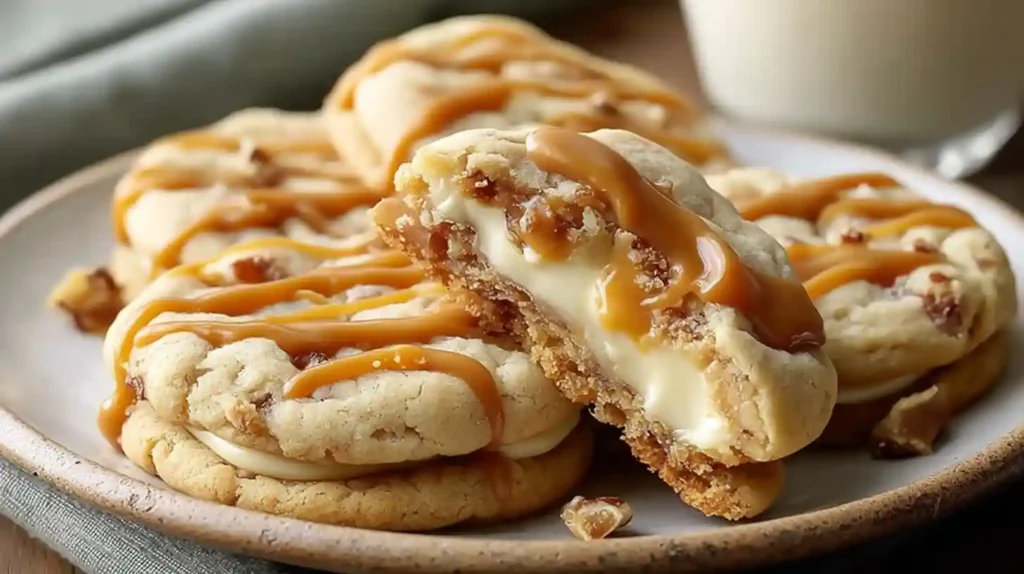 Caramel Cheesecake Cookies