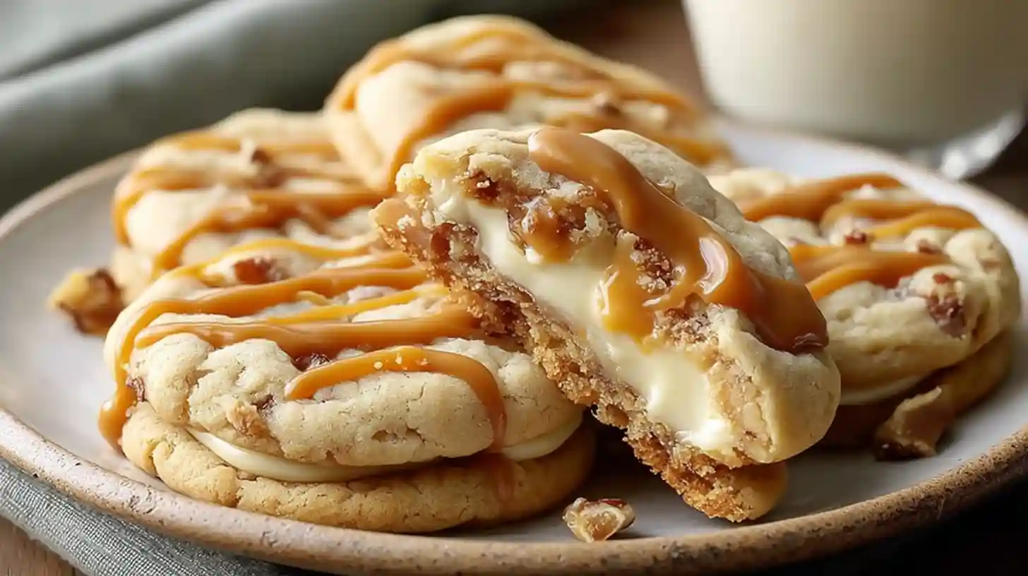Caramel Cheesecake Cookies
