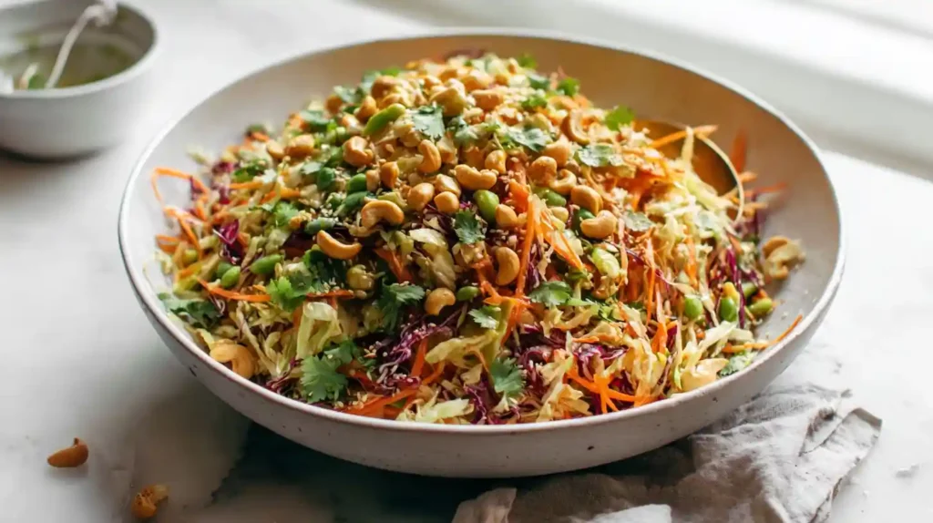 Cashew Crunch Salad with Sesame Dressing